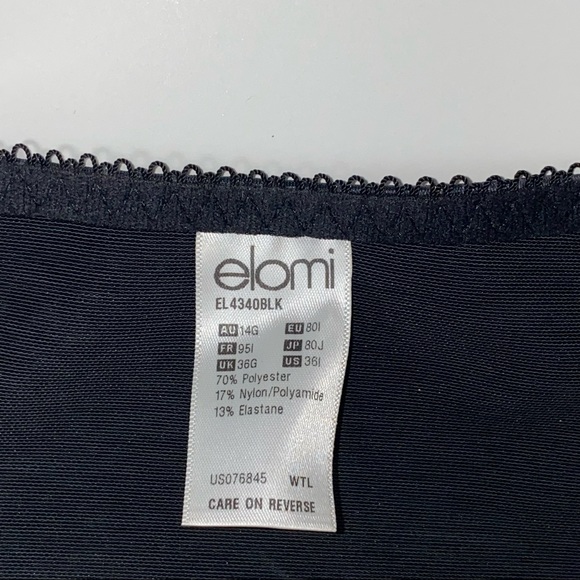 Elomi Kim Underwire Stretch Lace Plunge Bra EL4340 - Picture 5 of 6